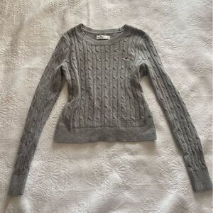Y2K Hollister Cable Knit Sweater